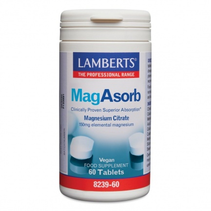 Lamberts Магнезиева цитратна форма х60 таблетки
