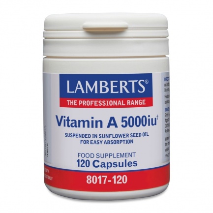 Lamberts Витамин А 5000 IU х120 таблетки