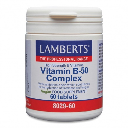 Lamberts Витамин В-50 комплекс х60 таблетки