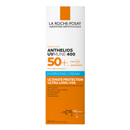 La Roche-Posay Anthelios UVMUNE 400 SPF50+ Слънцезащитен крем за лице 50 ml