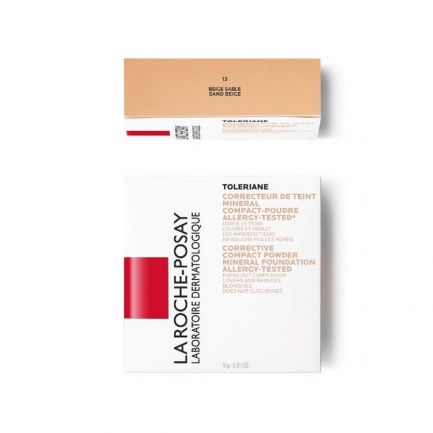 La Roche-Posay Toleriane Коригираща компактна пудра SPF 25, Sand beige х9,5 g