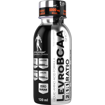 LevroBCAA Shot / 5000 mg BCAA with Zero Sugar / 120 ml