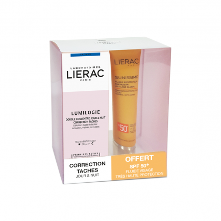 Lierac Комплект Lumilogie Флуид 30 ml + Sunnisime Флуид SPF50+ 40 ml