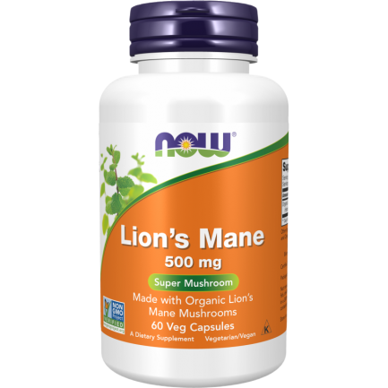 Lion's Mane 500 mg | Made with Organic Lion's Mane Mushrooms
