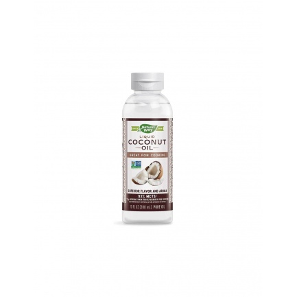 Liquid Coconut Oil / Кокосово масло (течно),93 % MCTs‡ (мастни киселини),300 ml Nature’s Way