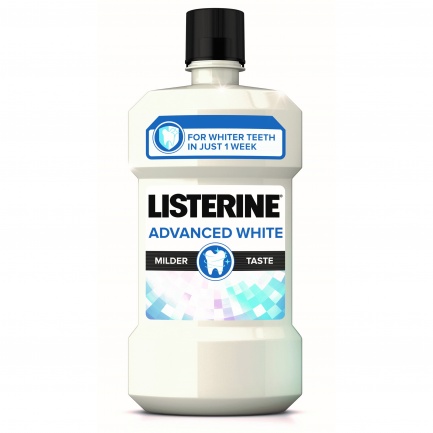 Listerine Advanced White Mild Вода за уста 500 ml