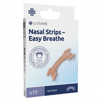 Livsane Назални пластири за лесно дишане х10 броя
