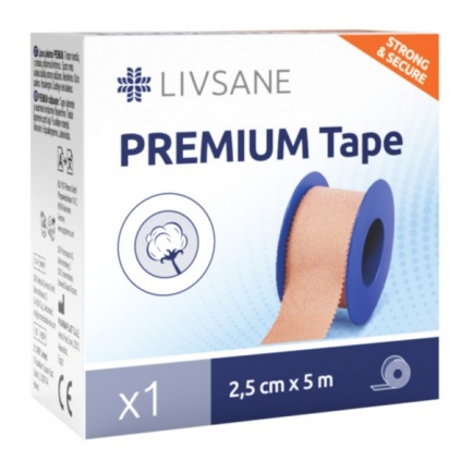 Livsane Premium Прикрепваща ролка 2,5 cm x5 m