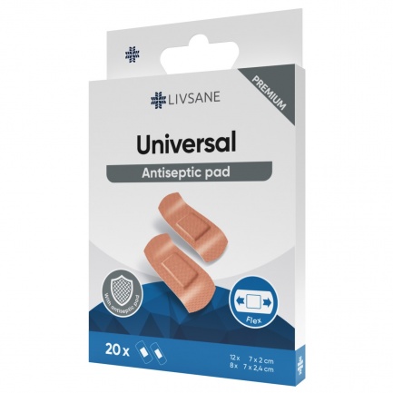 Livsane Premium Universal Пластири 2 размера х20 броя