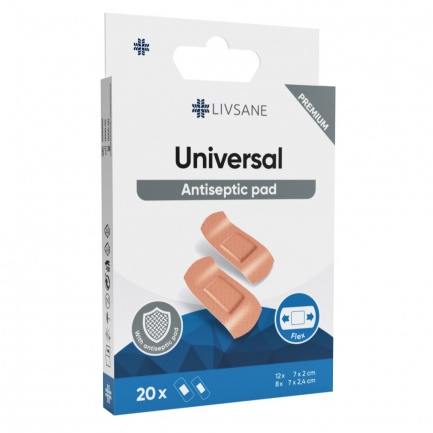 Livsane Premium Universal Пластири 2 размера х20 броя