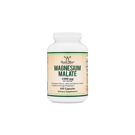 Magnesium malate/ Магнезий малат, 420 капсули Double Wood
