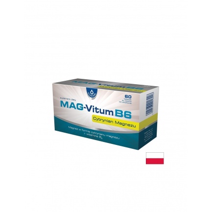 Магнезий 200 mg + Витамин B6 – При крампи, стрес и нормализиране на сърдечния ритъм, 60 таблетки