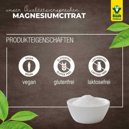 МАГНЕЗИЙ Цитрат / MAGNESIUM Citrate – Raab Vitalfood (200 гр)