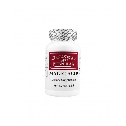 Malic Acid / Ябълчена киселина, 90 капсули Ecological Formulas