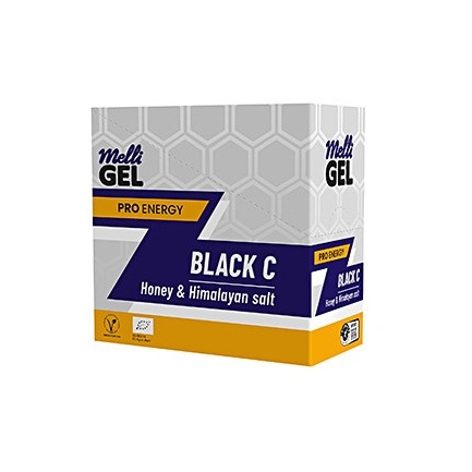 MelliGEL Black C БИО Енергиен меден спортен гел 32 g х12 броя