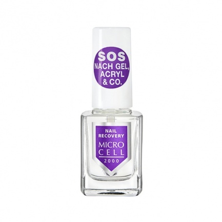 MicroCell SOS Лак за възстановяване на нокти след гел лак, акрил и др. 12 ml