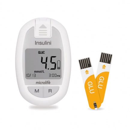 Microlife Insulini Система за мултимониторинг на кръвна захар, общ холестерол и пикочна киселина