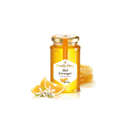 Miel d’ oranger des vergers de Valence / Пчелен мед от портокалови цветчета (Валенсия, Испания),360 g Famille Mary