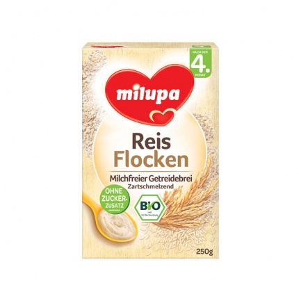 Milupa 4м+ Био-безмлечна каша с ориз 250 g