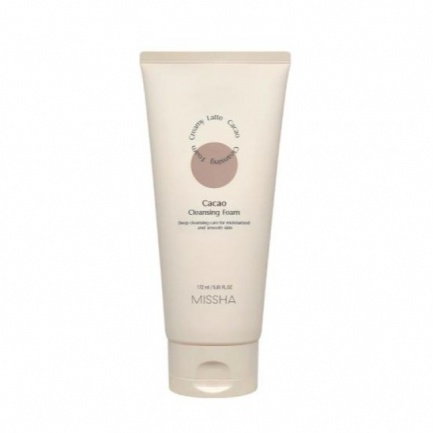Missha Creamy Latte Почистваща пяна за лице с какао 172 ml