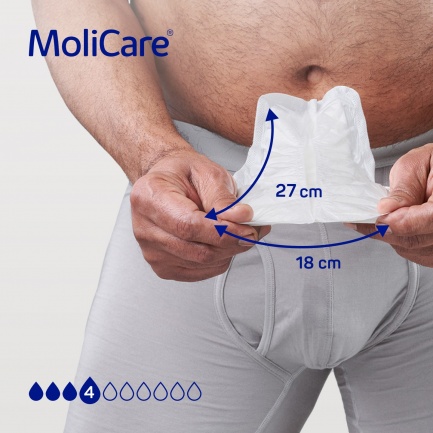 MoliCare Man Подложки за мъже 2 капки х14 броя