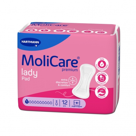 MoliCare Подложки за жени 1 капка х12 броя