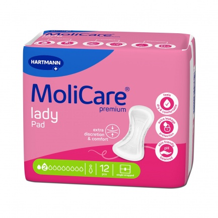 MoliCare Подложки за жени 2 капки х12 броя
