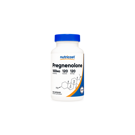 Мозъчна функция - Прегненолон (Pregnenolone),100 mg x 120 капсули Nutricost