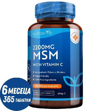 MSM 2200 MG - 365 tabs.