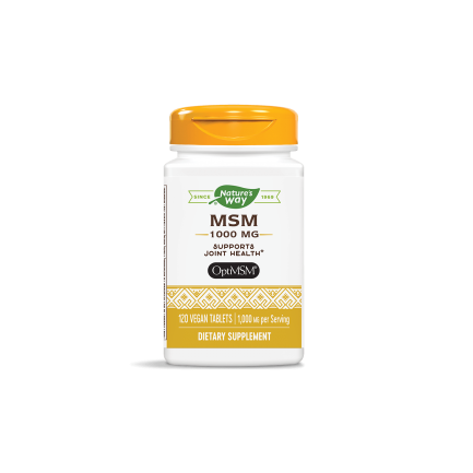 MSM/ МетилСулфонилМетан като OptiMSM® 1000 mg x 120 таблетки Nature’s Way
