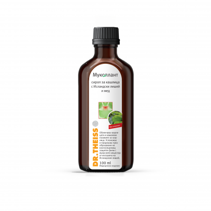 Мукоплант сироп за кашлица с Исландски лишей и мед 100 ml