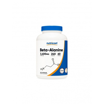 Мускулна маса - Бета аланин (Beta-Alanine),240 капсули