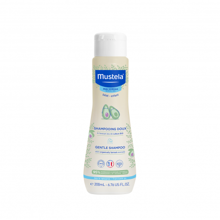 Mustela Бебе Дермопочистващ гел за коса и тяло 200 ml