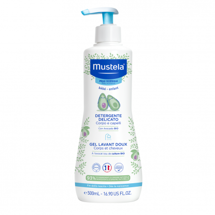 Mustela Измивен гел за коса и тяло 500 ml