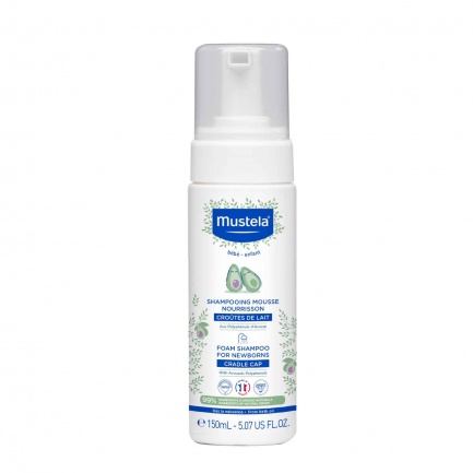 Mustela Шампоан-пяна за новородени 150 ml