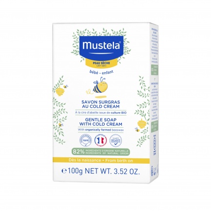 Mustela Нежен Сапун с Подхранващ Колд Крем за Бебета със Суха кожа 150 г