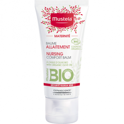 Mustela Органик Успокояващ балсам за зърна при кърмене 30 ml