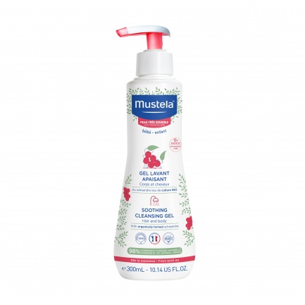 Mustela Измиващ гел за чувствителна кожа 300 ml