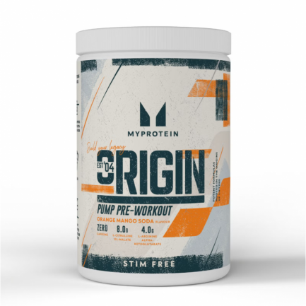 Myprotein Origin Pre-Workout Stim-Free - Азотен Бустер без Стимуланти | 600g