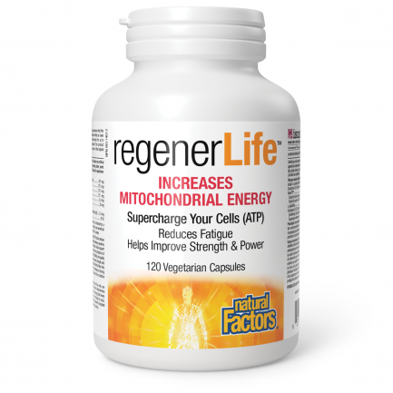 Natural Factors Rеgener Life™ Increases Mitochondrial Energy х120 капсули