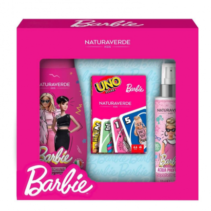 Naturaverde Barbie Комплект Парфюмна вода 100 ml + Душ-пяна 300 ml + Карти