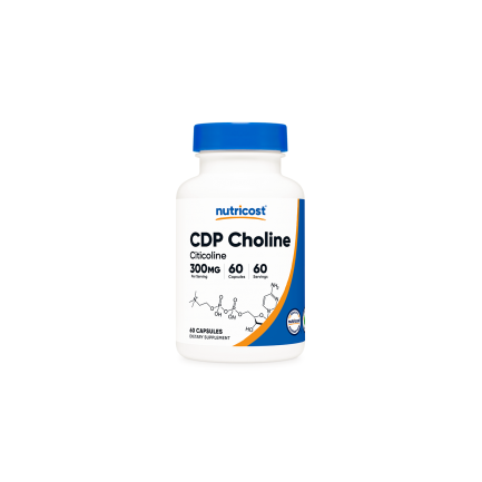 Нервна система - Цитиколин (CDP Choline),300 mg x 60 капсули Nutricost