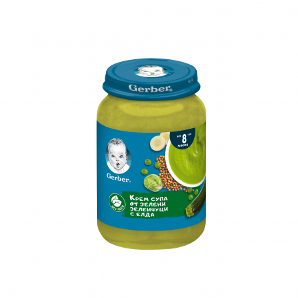 Nestle Gerber Крем супа от зелени зеленчуци с елда 190 g