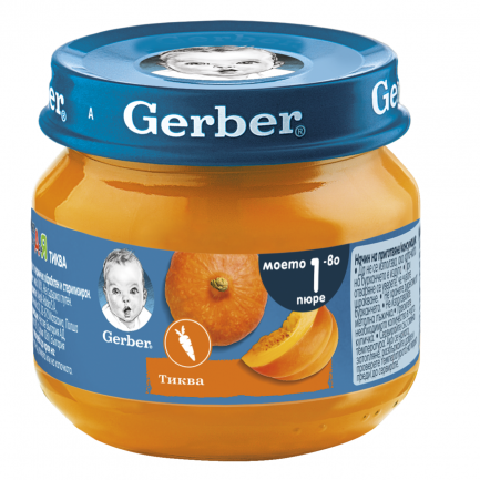 Nestle Gerber Пюре от тиква 80 g