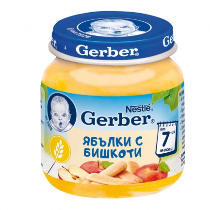 Nestle Gerber Пюре от пуйка с тиква и картоф 6м+ 125 g