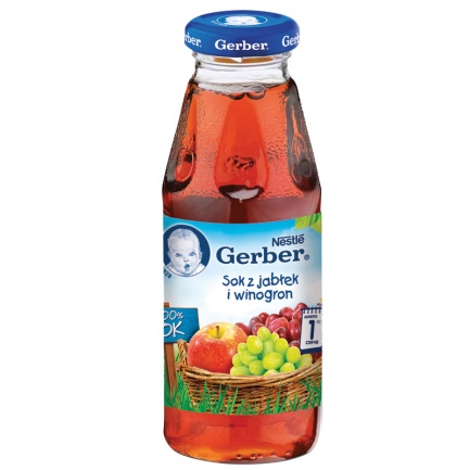Nestle Gerber Сок от ябълки и череши 300 ml
