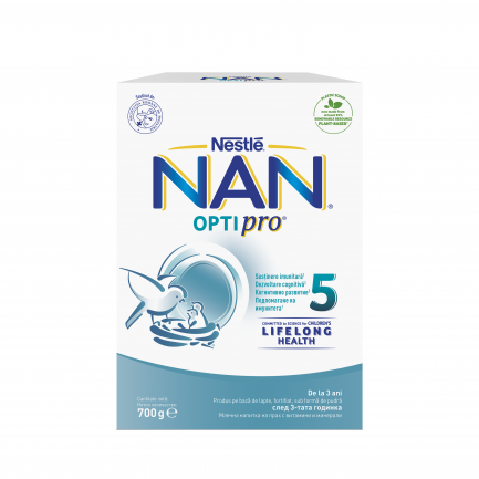 Nestle Nan 5 Optipro Обогатенa млечна напитка за деца на прах 700 g