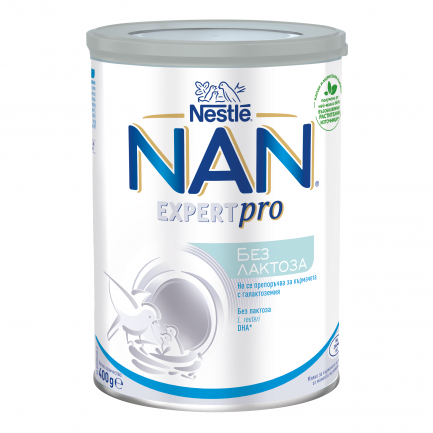 Nestle Nan ExpertPro Обогатено мляко за кърмачета без лактоза 400 g