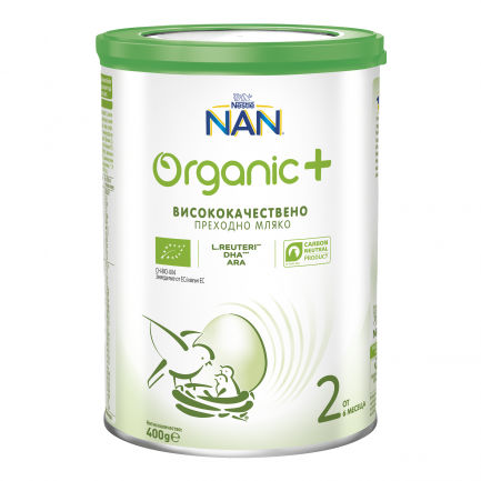 Nestle Nan 2 Organic Адаптирано мляко 400 g