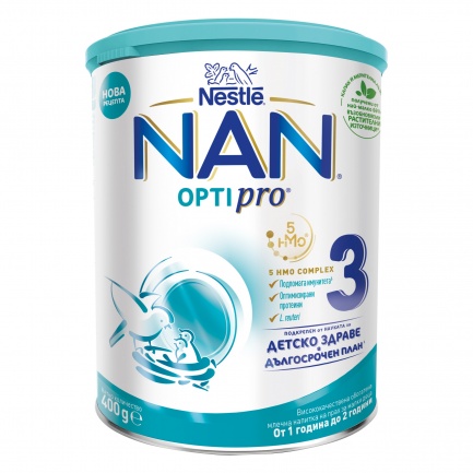 Nestle Nan 3 Optipro Адаптирано мляко 400 g